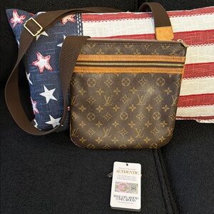 Louis Vuitton Brown Monogram Crossbody Bag